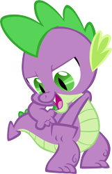 Size: 3794x5899 | Tagged: safe, artist:memnoch, imported from derpibooru, spike, dragon, male, pocket, simple background, solo, transparent background, vector