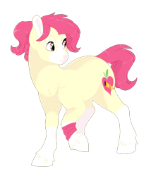 Size: 2500x2700 | Tagged: safe, artist:gigason, imported from derpibooru, earth pony, pony, female, high res, mare, offspring, parent:apple bloom, parent:pipsqueak, parents:pipbloom, simple background, solo, transparent background