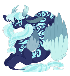 Size: 2500x2700 | Tagged: safe, artist:gigason, imported from derpibooru, oc, oc only, draconequus, hybrid, high res, interspecies offspring, offspring, parent:discord, parent:princess luna, parents:lunacord, simple background, solo, transparent background