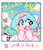 Size: 1300x1500 | Tagged: safe, artist:colorfulcolor233, artist:oofycolorful, imported from derpibooru, oc, oc only, oc:oofy colorful, pony, unicorn, blushing, chest fluff, cloud, food, furry oc, open mouth, polaroid, simple background, smiling, starry eyes, strawberry, white background, wingding eyes