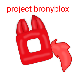 Size: 1000x1000 | Tagged: safe, imported from derpibooru, 1000 hours in ibis paint, bad idea, bad quality, project bronyblox, roblox, roblox logo, simple background, transparent background