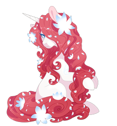 Size: 2500x2700 | Tagged: safe, artist:gigason, imported from derpibooru, oc, oc only, pony, unicorn, female, flower, high res, magical lesbian spawn, mare, offspring, parent:rarity, parent:tree hugger, simple background, solo, transparent background