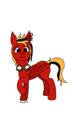 Size: 675x1200 | Tagged: safe, artist:echoarts, imported from derpibooru, oc, oc only, oc:twotail, pegasus, pony, ear piercing, female, goggles, piercing, simple background, solo, transparent background