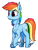 Size: 1298x1729 | Tagged: safe, artist:dacaoo, imported from derpibooru, rainbow dash, pegasus, pony, female, leg wings, misplaced wings, simple background, solo, transparent background, wat, winged hooves