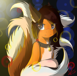 Size: 1035x1032 | Tagged: safe, artist:yuris, imported from derpibooru, oc, oc only, oc:liana, pony, kitsune, solo