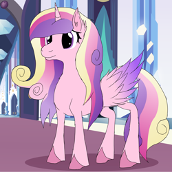 Size: 4096x4096 | Tagged: safe, artist:terminalhash, imported from derpibooru, princess cadance, alicorn, pony, female, solo