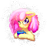 Size: 1024x1086 | Tagged: safe, artist:amura-of-jupiter, artist:tiothebeetle, imported from derpibooru, oc, oc only, oc:vanilla swirl, earth pony, pony, :t, blushing, bust, chocolate, coffee, colored ears, commission, drink, eyelashes, female, floppy ears, fluffy, food, glasses, heart, hoof hold, hot chocolate, looking right, mug, multicolored hair, pink mane, pouting, pouty, pouty lips, shy, simple background, snow, solo, super fluffy, transparent background, yellow fur