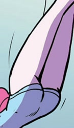 Size: 717x1240 | Tagged: safe, artist:pencils, idw, imported from derpibooru, pinkie pie, equestria girls, spoiler:comic, spoiler:comicequestriagirlsmarchradness, ass, balloonbutt, butt, butt only, cropped, female, gymnastics, pictures of butts, solo