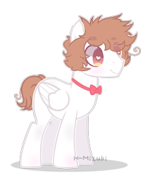 Size: 1384x1570 | Tagged: safe, artist:harukamizuki-chan, artist:pegasski, imported from derpibooru, oc, oc only, pegasus, pony, base used, bowtie, eye clipping through hair, male, simple background, solo, stallion, transparent background