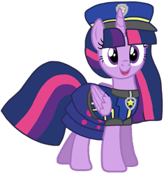 Size: 1007x1070 | Tagged: safe, artist:徐詩珮, imported from derpibooru, twilight sparkle, alicorn, pony, series:sprglitemplight diary, series:sprglitemplight life jacket days, series:springshadowdrops diary, series:springshadowdrops life jacket days, alternate universe, base used, chase (paw patrol), clothes, dress, eyelashes, female, hat, mare, open mouth, paw patrol, paw prints, simple background, smiling, solo, transparent background, twilight sparkle (alicorn), ultimate rescue