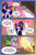 Size: 2000x3000 | Tagged: safe, artist:cosmalumi, artist:its-gloomy, imported from derpibooru, spike, twilight sparkle, pony, tumblr:ask queen moon, cape, clothes, comic, element of harmony, glowing horn, horn, magic