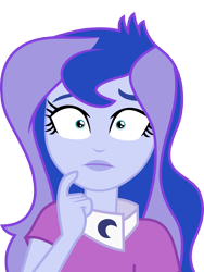 Size: 4723x6285 | Tagged: safe, artist:luckreza8, color edit, edit, editor:slayerbvc, imported from derpibooru, vector edit, princess luna, equestria girls, friendship games, photo finished, .svg available, absurd resolution, female, lipstick, looking at you, oh crap face, simple background, solo, transparent background, vector, vice principal luna