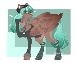 Size: 2092x1734 | Tagged: safe, artist:holoriot, imported from derpibooru, oc, oc only, pegasus, pony, clothes, female, mare, solo, sweater
