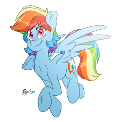 Size: 3200x3300 | Tagged: safe, artist:fluffyxai, imported from derpibooru, rainbow dash, pegasus, pony, alternate hairstyle, chest fluff, cute, dashabetes, female, flying, high res, leg fluff, mare, simple background, smiling, spread wings, transparent background, wings