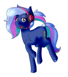 Size: 1119x1279 | Tagged: safe, artist:midnightfire1222, imported from derpibooru, oc, oc only, oc:bit rate, earth pony, pony, headset, ponyfest, ponyfest online, present, simple background, solo, transparent background