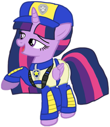 Size: 911x1043 | Tagged: safe, artist:徐詩珮, deleted from derpibooru, imported from derpibooru, twilight sparkle, alicorn, series:sprglitemplight diary, series:sprglitemplight life jacket days, series:springshadowdrops diary, series:springshadowdrops life jacket days, alternate universe, base used, chase (paw patrol), clothes, female, paw patrol, simple background, transparent background, twilight sparkle (alicorn), ultimate rescue