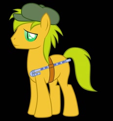 Size: 1186x1280 | Tagged: safe, artist:somashield, imported from derpibooru, oc, oc only, oc:sleek note, pony, black background, digital art, flute, hat, male, musical instrument, simple background, solo, stallion