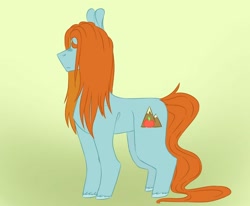 Size: 1024x844 | Tagged: safe, artist:hawklesscorruption, imported from derpibooru, oc, oc only, oc:rocky courtland, earth pony, pony, long mane, magical gay spawn, male, offspring, parent:big macintosh, parent:rockhoof, parents:rockmac, solo, stallion