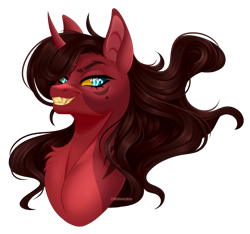 Size: 1406x1316 | Tagged: safe, artist:ohhoneybee, imported from derpibooru, oc, oc only, pony, unicorn, bust, female, mare, portrait, simple background, solo, transparent background