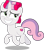 Size: 1753x2006 | Tagged: safe, artist:chrzanek97, artist:claritea, artist:kooner-cz, edit, editor:slayerbvc, imported from derpibooru, vector edit, sweetie belle, pony, unicorn, female, filly, grin, hair curlers, looking back, nervous, nervous grin, sheepish grin, simple background, smiling, solo, transparent background, vector