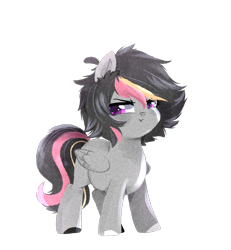 Size: 1200x1300 | Tagged: safe, artist:kraytt-05, imported from derpibooru, oc, oc only, oc:speed up, pegasus, pony, offspring, parent:rumble, parent:scootaloo, parents:rumbloo, pouting, simple background, solo, transparent background