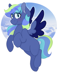 Size: 1600x2031 | Tagged: safe, artist:bubaiuv, imported from derpibooru, oc, oc:overcast, pegasus, pony, male, simple background, solo, stallion, transparent background, two toned wings, wings