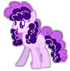 Size: 1812x1824 | Tagged: dead source, safe, artist:pegasski, artist:rainbow-drawz, artist:rainbows-skies, imported from derpibooru, oc, oc only, oc:ube cake, earth pony, pony, base used, female, mare, offspring, parent:party favor, parent:pinkie pie, parents:partypie, simple background, solo, transparent background