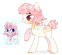 Size: 1874x1670 | Tagged: safe, imported from derpibooru, oc, oc only, earth pony, pony, adoptable, cute, raised leg, solo