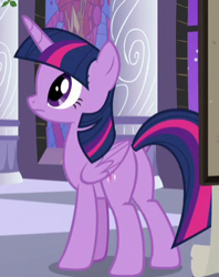 Size: 269x339 | Tagged: safe, imported from derpibooru, screencap, twilight sparkle, alicorn, pony, the summer sun setback, butt, cropped, female, plot, solo, twilight sparkle (alicorn)