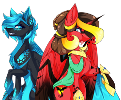 Size: 4725x3900 | Tagged: safe, artist:oneiria-fylakas, imported from derpibooru, oc, oc:astrum, oc:oneiria fylakas, alicorn, pegasus, pony, female, high res, mare, simple background, transparent background