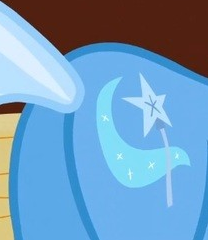 Size: 208x240 | Tagged: safe, edit, edited screencap, imported from derpibooru, screencap, trixie, pony, unicorn, magic duel, butt, cropped, cutie mark, female, mare, plot, solo