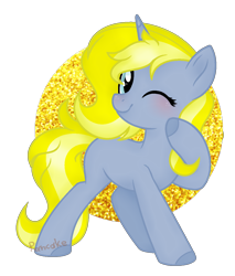 Size: 1032x1212 | Tagged: safe, artist:pink-soul27, imported from derpibooru, oc, oc only, oc:sugar pin, pony, unicorn, female, looking at you, mare, one eye closed, simple background, solo, transparent background, wink