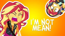 Size: 1280x720 | Tagged: safe, imported from derpibooru, sunset shimmer, equestria girls, equestria girls (movie), equestria girls series, forgotten friendship, friendship games, game stream, overpowered (equestria girls), rainbow rocks, rollercoaster of friendship, sunset's backstage pass!, spoiler:eqg series (season 2), angry, geode of empathy, magical geodes, psycho gamer sunset, thumbnail, vector, youtube, youtube thumbnail