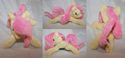 Size: 4291x2000 | Tagged: safe, artist:bastler, imported from derpibooru, fluttershy, pegasus, pony, eyes closed, female, irl, mare, photo, plushie, sleeping, solo