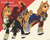 Size: 1280x1024 | Tagged: safe, artist:housho, imported from derpibooru, earth pony, pony, armor, clothes, coat markings, facial markings, ferdinand von aegir, fire emblem, fire emblem: three houses, male, ponified, stallion, star (coat marking)