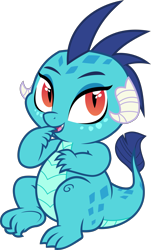 Size: 3629x6000 | Tagged: safe, artist:magister39, imported from derpibooru, princess ember, dragon, absurd resolution, baby, baby dragon, baby ember, cute, daaaaaaaaaaaw, dragoness, emberbetes, female, horns, open mouth, simple background, sitting, solo, transparent background, weapons-grade cute, younger
