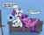 Size: 2984x2384 | Tagged: safe, artist:lilfunkman, imported from derpibooru, rarity, twilight sparkle, twilight sparkle (alicorn), alicorn, pony, unicorn, animal crossing, animal crossing: new horizons, couch, duo, female, glowing horn, horn, lesbian, lying down, magic, magic aura, nintendo switch, pun, rarilight, shipping, sitting, telekinesis, television