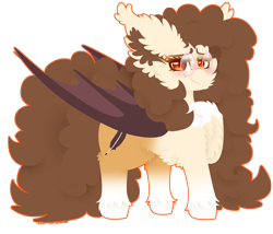 Size: 1519x1303 | Tagged: safe, artist:vanillaswirl6, imported from derpibooru, oc, oc only, oc:dreamy days, bat pony, pony, bat pony oc, bat wings, commission, fluffy, glasses, raised hoof, simple background, solo, transparent background, unshorn fetlocks, wings