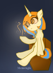 Size: 517x708 | Tagged: safe, artist:memengla, imported from derpibooru, oc, pony, unicorn, chest fluff, solo