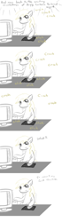 Size: 800x2838 | Tagged: safe, imported from derpibooru, derpy hooves, pony, comic, computer, derpy hooves tech support, ponibooru