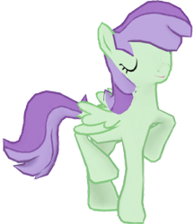 Size: 1328x1536 | Tagged: safe, artist:topsangtheman, imported from derpibooru, violet twirl, pegasus, pony, eyes closed, female, friendship student, gameloft, pose, simple background, solo, transparent background