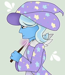 Size: 1024x1180 | Tagged: safe, artist:snowcatfnasc, imported from derpibooru, trixie, equestria girls, clothes, hat, trixie's hat, witch