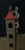 Size: 627x1275 | Tagged: safe, alternate version, artist:malte279, imported from derpibooru, bon bon, lyra heartstrings, earth pony, unicorn, capture the flag, climbing, craft, felt, felting, female, grappling hook, irl, isengard, lord of the rings, needle felted, night, orthanc, photo, playmobil, plushie, s.m.i.l.e., secret agent sweetie drops, special agent, sunglasses, tower