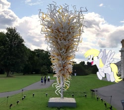 Size: 1280x1136 | Tagged: safe, artist:s-class-destroyer, imported from derpibooru, derpy hooves, pony, glass, irl, kew gardens, obligatory pony, photo, ponies in real life