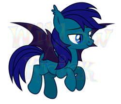 Size: 3021x2605 | Tagged: source needed, safe, artist:willow krick, imported from derpibooru, oc, oc only, oc:sporadic night, bat pony, pony, bat pony oc, bat wings, obtrusive watermark, simple background, slit eyes, slit pupils, solo, vector, watermark, white background, wings