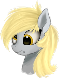 Size: 1298x1713 | Tagged: safe, artist:shadowblazearts, imported from derpibooru, derpy hooves, pony, bust, cute, derpabetes, female, mare, portrait, simple background, solo, transparent background