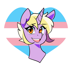 Size: 1764x1620 | Tagged: safe, artist:senseidezzy, deleted from derpibooru, imported from derpibooru, dinky hooves, pony, unicorn, pride, pride flag, trans male, trans stallion, transgender, transgender pride flag