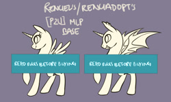 Size: 1000x600 | Tagged: safe, artist:renciadopts, imported from derpibooru, oc, oc only, alicorn, bat pony, bat pony alicorn, pony, alicorn oc, base, bat pony oc, bat wings, duo, horn, obtrusive watermark, raised hoof, simple background, watermark, wings