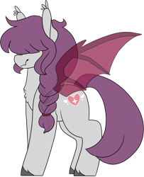 Size: 1377x1694 | Tagged: safe, artist:liefsong, imported from derpibooru, oc, oc:whisper, bat pony, simple background, transparent background