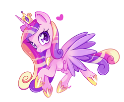 Size: 1000x824 | Tagged: safe, artist:ipun, imported from derpibooru, princess cadance, alicorn, pony, blushing, cute, cutedance, female, heart, heart eyes, looking at you, mare, outline, simple background, solo, transparent background, white outline, wingding eyes